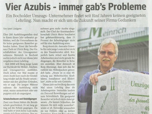 Vier Azubis - Immer gabs Probleme