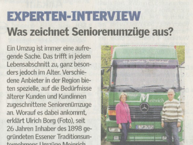 Was zeichnet Seniorenumz&uuml;ge aus?